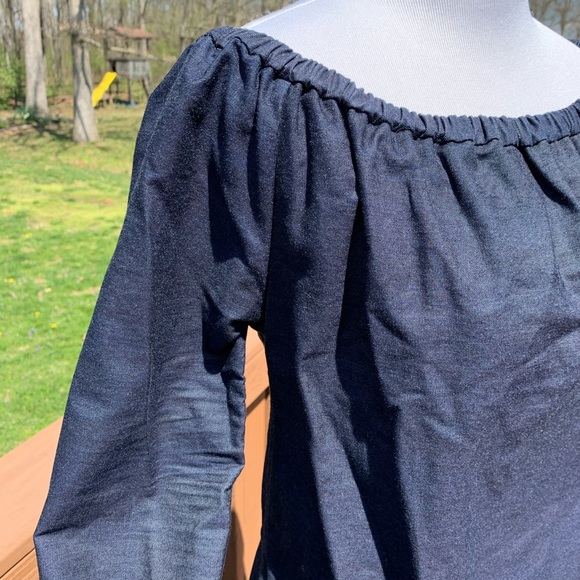 Rag & Bone Jeans Off The Shoulder Chambray Dress - Picture 3 of 8